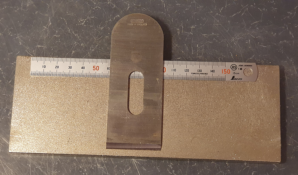 The ruler trick to grind a rear micro bevel